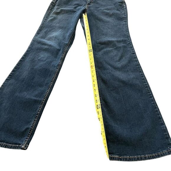 LEVI Blue At Waist Bootcut Jeans Size 12 Long - Picture 8 of 9